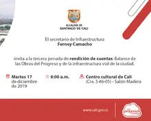 Rendición de cuentas "Balance de las Obras del Progreso y de la infraestructura vial de la ciudad"