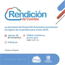 Rendición de Cuentas 28 de Noviembre 2019