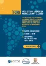 Foro "Hacia Estados Abiertos en América Latina y el Caribe"