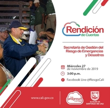 Invitación a Tercera Rendición de Cuentas 2019