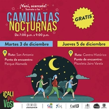 Caminata nocturna ruta San Antonio
