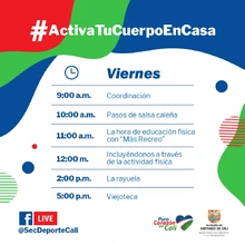 Activa tu cuerpo en casa