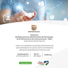 Primera rendición de cuentas 2020