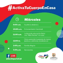 Activa tu cuerpo en casa