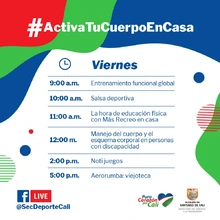 Activa tu cuerpo en casa