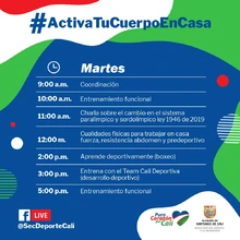 Activa tu cuerpo en casa