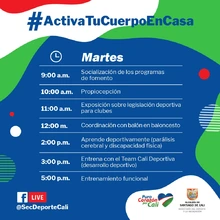 Activa tu cuerpo en casa