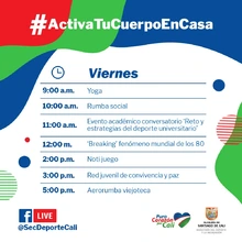 Activa tu cuerpo en casa