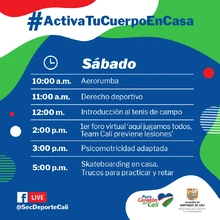 Activa tu cuerpo en casa