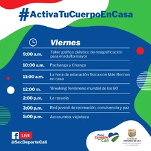 Activa tu cuerpo en casa
