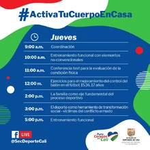 Activa tu cuerpo en casa