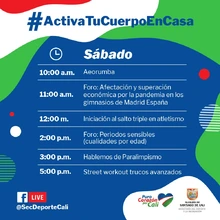 Activa tu cuerpo en casa