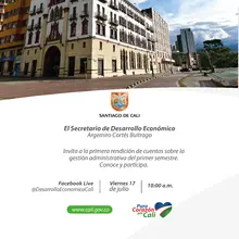 Primera rendición de cuentas de la Secretaría de Desarrollo Económico