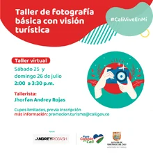 Taller de fotografía básica con visión turística