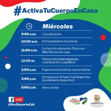 Activa tu cuerpo en casa