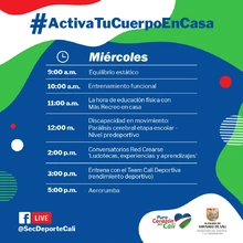 Activa tu cuerpo en casa