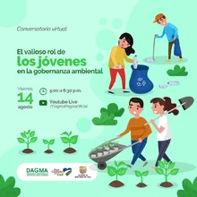 Conversatorio virtual: El valioso rol de los jóvenes en la gobernanza ambiental