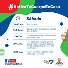 Activa tu cuerpo en casa