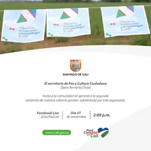 Segunda jornada de Rendición de Cuentas de la Secretaría de Paz y Cultura Ciudadana