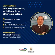Música y literatura, su influencia en el Turismo Caleño
