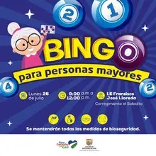 Bingo para personas Mayores
