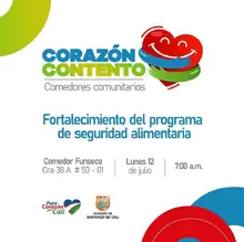 Fortalecimiento del programa de seguridad alimentaria