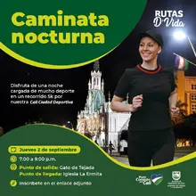 Caminata nocturna rio Cali