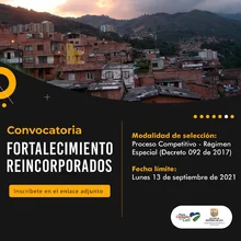 Capacitación fortalecimiento reincorporados