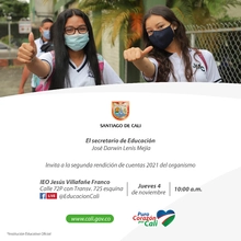 Segunda rendición de cuentas de la Secretaría de Educación Distrital