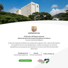 Segunda rendición de cuentas del Departamento Administrativo de Control Disciplinario Interno