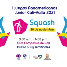 Squash todos - I Juegos Panamericanos Junior Cali - Valle 2021