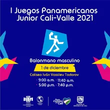 Balonmano Masculino - I Juegos Panamericanos Junior Cali - Valle 2021
