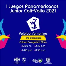 Voleibol equipos Femenina - I Juegos Panamericanos Junior Cali - Valle 2021