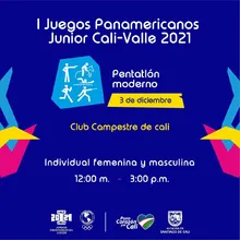 Pentatlón Moderno - I Juegos Panamericanos Junior Cali - Valle 2021