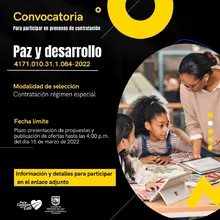 Convocatoria SDE