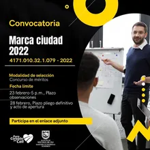 Convocatoria Marca de ciudad