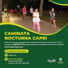 Caminata nocturna Capri