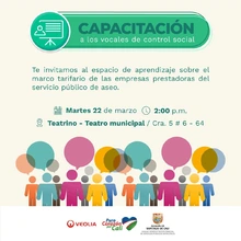 Capacitación a Vocales de Control Social 