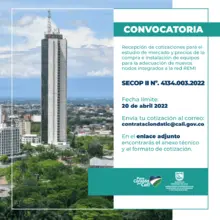Convocatoria recepción de cotizaciones