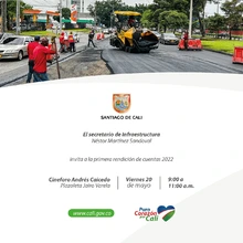 Primera rendición de cuentas Secretaría de Infraestructura año 2022