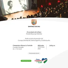 Acto de posesión del Consejo Distrital de Cinematografía y Audiovisuales