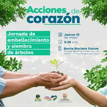 Jornada de embellecimiento y siembra de árboles