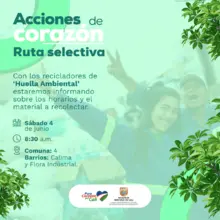 Ruta selectiva de aprovechamiento ´Mi reciclador, mi ruta´