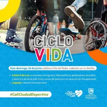 Ciclovida  Celebra el día del padre rodando en familia