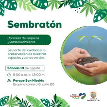 Sembratón "Jornada de limpieza y embellecimiento"