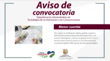 Aviso de convocatoria