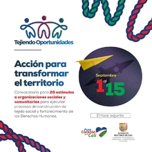  Convocatoria Tejiendo Oportunidades