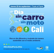 Día sin carro y sin moto en Cali