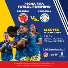Colombia vs Paraguai  Futbol Femenino