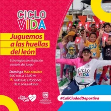 Ciclovida  Juguemos a las huellas del león